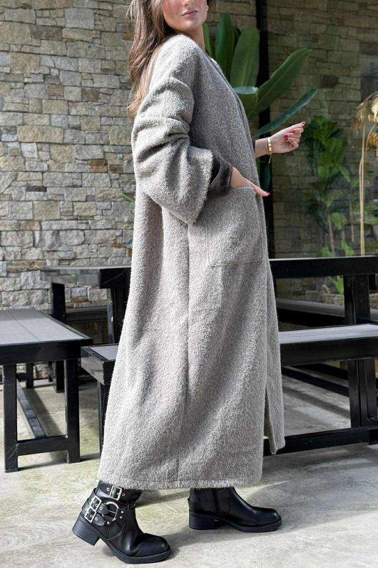 Norbury Japanese Duster Coat Mocha /20=